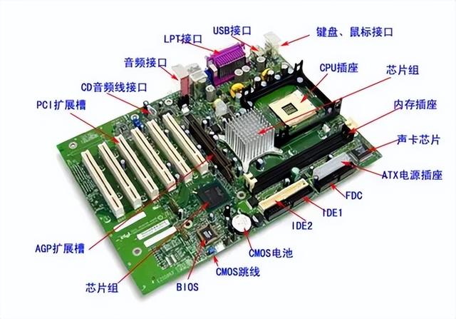 电脑主机主板配置图，解析与探讨