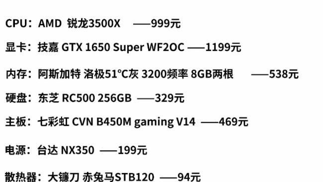 ITX电脑主机配置单，打造个性化高性能计算机